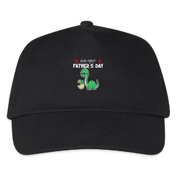 Father's Day - First Father's Day Gift - Kids’ Baseball Cap - black - Front