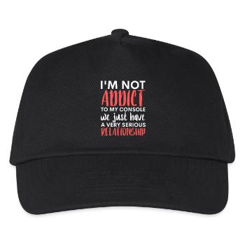 Not Addicted to Console: Serious Bond - Kids’ Baseball Cap - black - Front