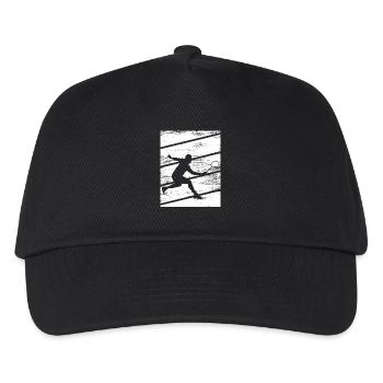 Badminton - Kids’ Baseball Cap - black - Front