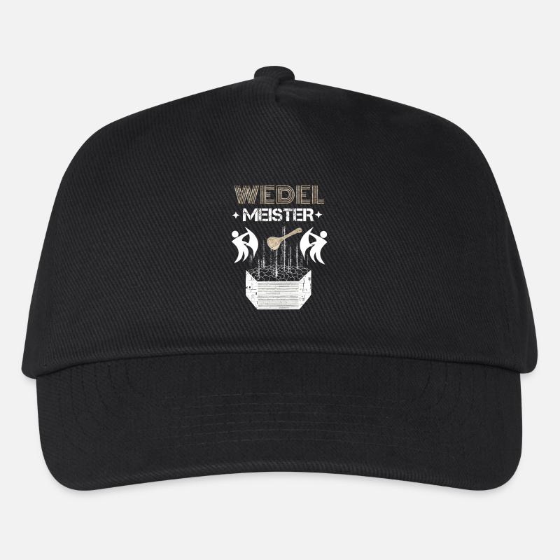 Sauna Wedel Meister - Kinder Basecap - Schwarz