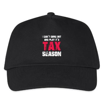 Tax Season CPA Accountant Gag - Kinder Basecap - Schwarz - Vorne