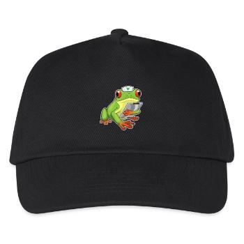 Frog Nurse - Kids’ Baseball Cap - black - Front