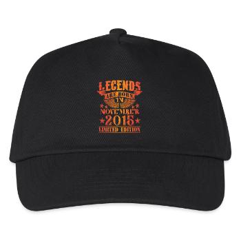 Anniversaire Novembre 2015 Edition Limitée Millésime - Casquette de baseball Enfant - noir - Devant