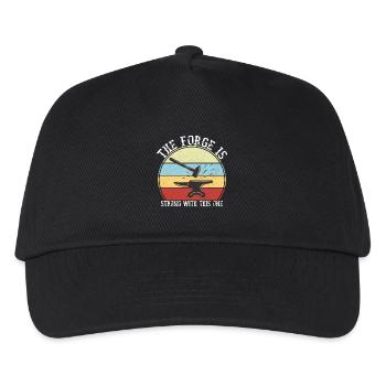 The Forge Is Strong With This One Blacksmith - Kids’ Baseball Cap - black - Front