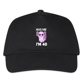 40 ans - 40 ans - câlin - Casquette de baseball Enfant - noir - Devant
