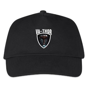 Papa Vathor Va Thor Vatertag Vatertagsgeschenk - Kinder Basecap - Schwarz - Vorne