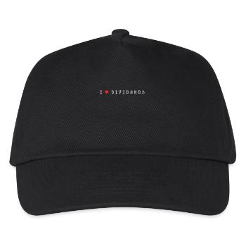 Dividends I Love Dividends I Love Stocks Stock Market - Kids’ Baseball Cap - black - Front
