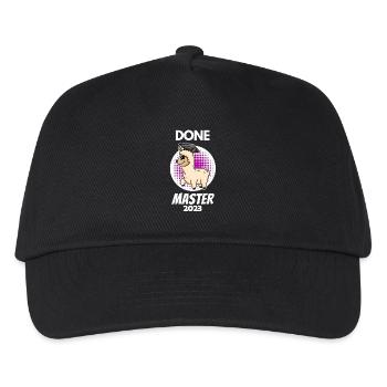Master 2023 - Master completed - Kids’ Baseball Cap - black - Front