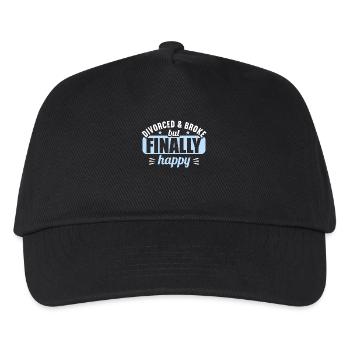 Divorcé et fauché mais finalement heureux divorce - Casquette de baseball Enfant - noir - Devant