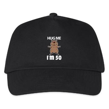 50 ans - 50 ans - câlin - Casquette de baseball Enfant - noir - Devant