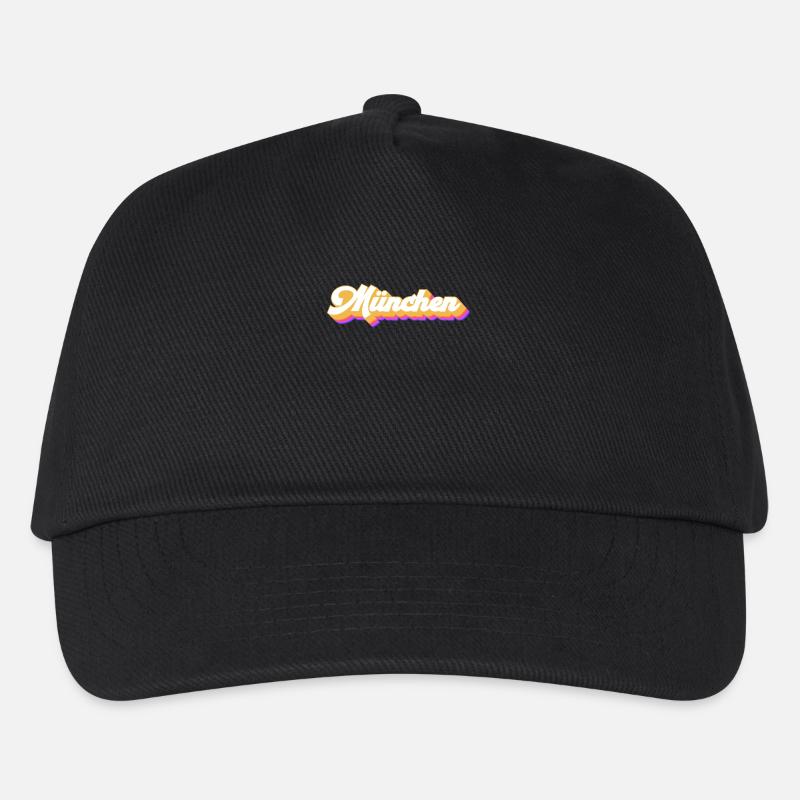 Münchnerin Münchner München - Kinder Basecap - Schwarz