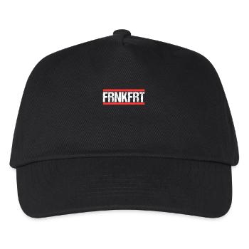 Frankfurterin Frankfurter Frankfurt - Kinder Basecap - Schwarz - Vorne