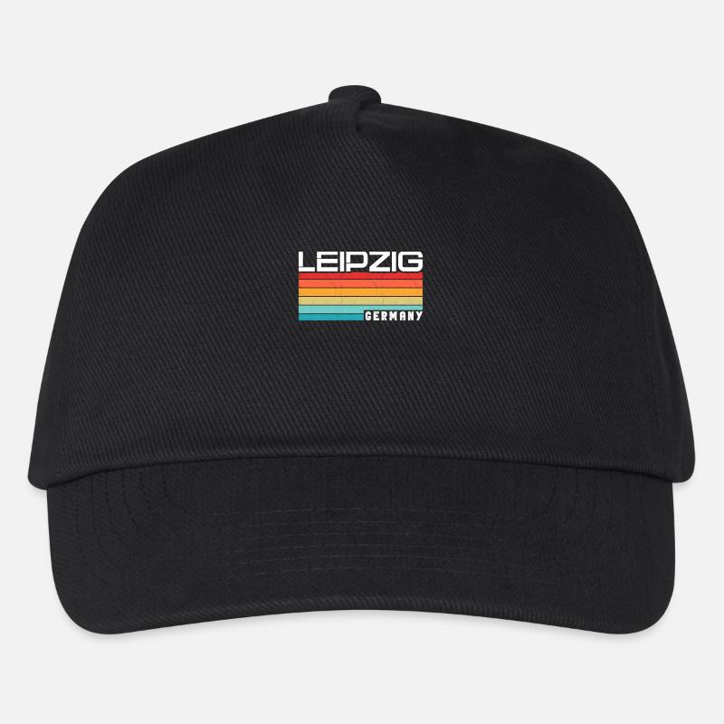 Leipzigerin Leipziger Leipzig - Kinder Basecap - Schwarz