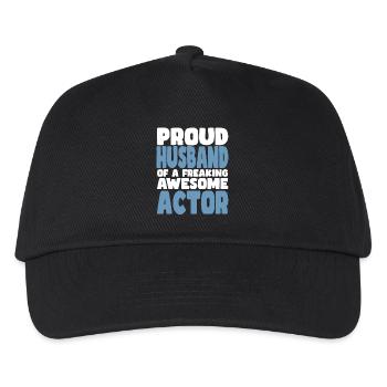 Proud wife of a damn good actor - Kids’ Baseball Cap - black - Front