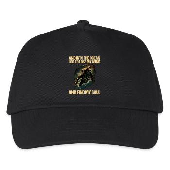 Diving Diver Diver - Kids’ Baseball Cap - black - Front