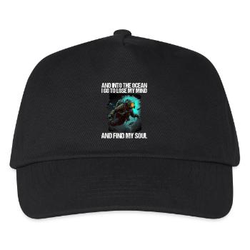Diving Diver Diver - Kids’ Baseball Cap - black - Front