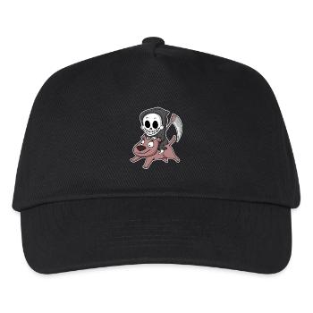 Grim Reaper Dog - Kids’ Baseball Cap - black - Front