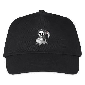 Grim Reaper Donkey - Kids’ Baseball Cap - black - Front