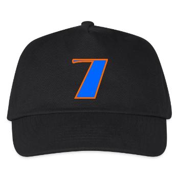 7. 7 YEARS. 7th ANNIVERSARY. BIRTHDAY 7 YEARS - Kids’ Baseball Cap - black - Front
