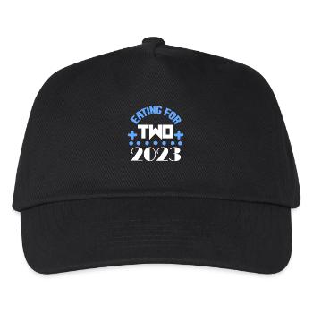 Grossesse Gémeaux 2023 - Casquette de baseball Enfant - noir - Devant