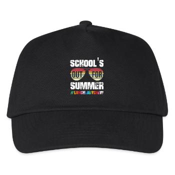 Schools Out For Summer Lunch Lady Crew Vibes - Kids’ Baseball Cap - black - Front