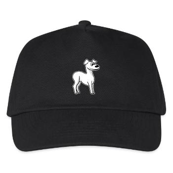Whippet Hunderasse Windhund hundebesitzer - Kinder Basecap - Schwarz - Vorne
