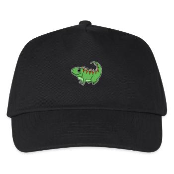 Iguana Green Reptiles - Kids’ Baseball Cap - black - Front