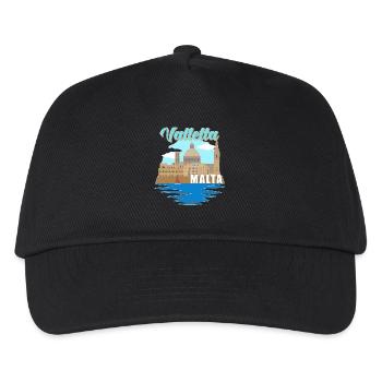 Valletta Malte Souvenir - Casquette de baseball Enfant - noir - Devant