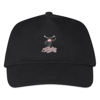 Stock Trading Stockbrokers Stock Quotes Taurus Bear - Kids’ Baseball Cap - black - Front
