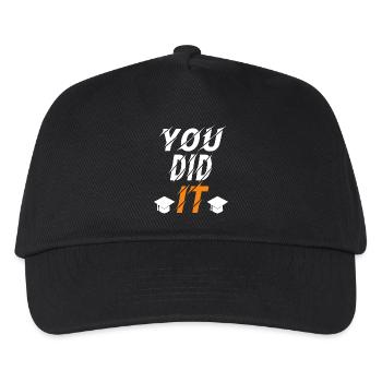 Vous l’avez fait graduation cool design - Casquette de baseball Enfant - noir - Devant