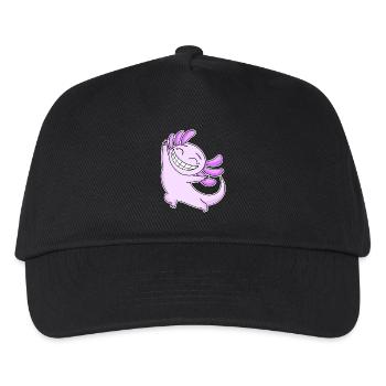 Joyeux Axolotl - Casquette de baseball Enfant - noir - Devant