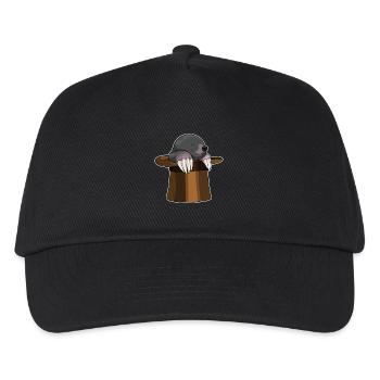Mole Cylinder - Kids’ Baseball Cap - black - Front