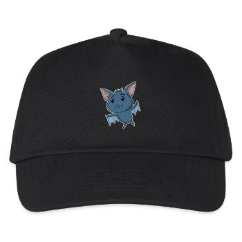Bat - Kids’ Baseball Cap - black - Front