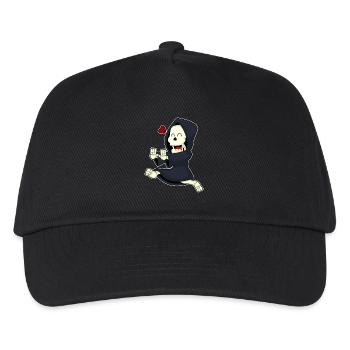 Jogging squelette sport de jogging - Casquette de baseball Enfant - noir - Devant