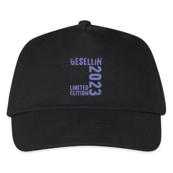 Gesellin Gesellenprüfung bestanden Gesellin - Kinder Basecap - Schwarz - Vorne