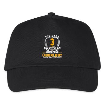 Geselle Gesellenprüfung bestanden Gesellen - Kinder Basecap - Schwarz - Vorne