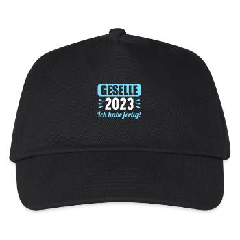 Geselle Gesellenprüfung bestanden Gesellen - Kinder Basecap - Schwarz - Vorne