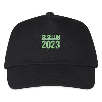 Gesellin Gesellenprüfung bestanden Gesellin - Kinder Basecap - Schwarz - Vorne