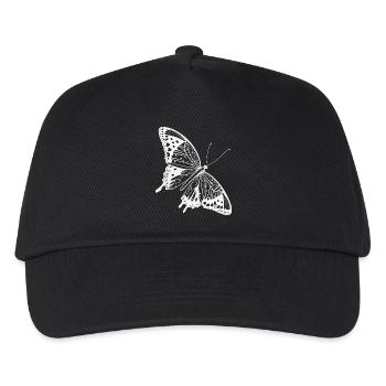 Ein Juwel der Natur: Erhellende Skizze eines Schmetterlings Schmetterling - Kinder Basecap - Schwarz - Vorne