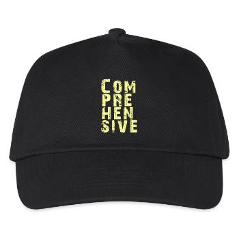 Explore every aspect of COMPREHENSIVE - Kids’ Baseball Cap - black - Front