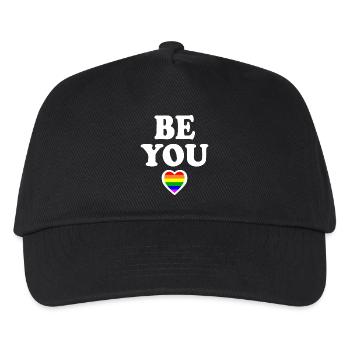 Be you - Kids’ Baseball Cap - black - Front