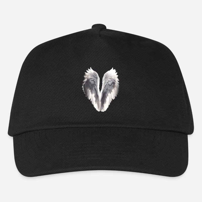 Ailes d’ange - Casquette de baseball Enfant - noir
