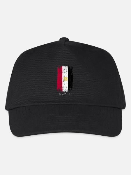 Souvenir Mit Der Landflagge Von Egypt - Kinder Basecap - Schwarz