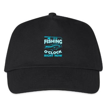 Angler Saying - Kids’ Baseball Cap - black - Front
