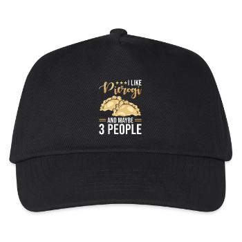 Pierogi dumplings - Kids’ Baseball Cap - black - Front