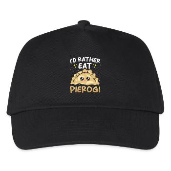 Pierogi dumplings - Kids’ Baseball Cap - black - Front