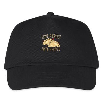 Pierogi dumplings - Kids’ Baseball Cap - black - Front