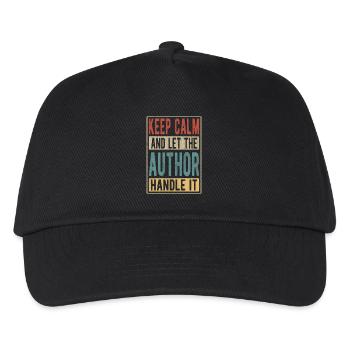 Author Retro Gift - Kids’ Baseball Cap - black - Front