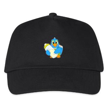 Parrot Baby Bottle Milk - Kids’ Baseball Cap - black - Front