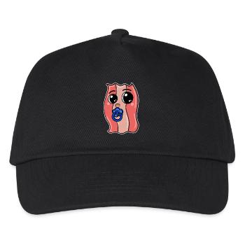 Baby Speck - Bacon - Babybody - Kinder Basecap - Schwarz - Vorne